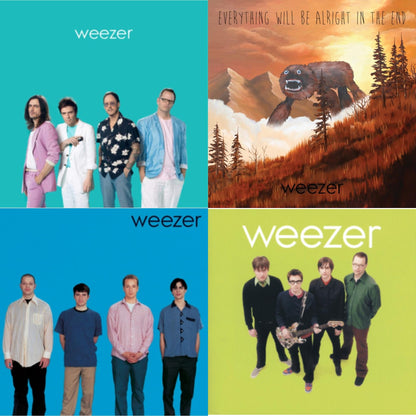 Weezer: Teal Album & Everything Will Be Alright In The End & Weezer (Blue Album) & Weezer (Green Album)