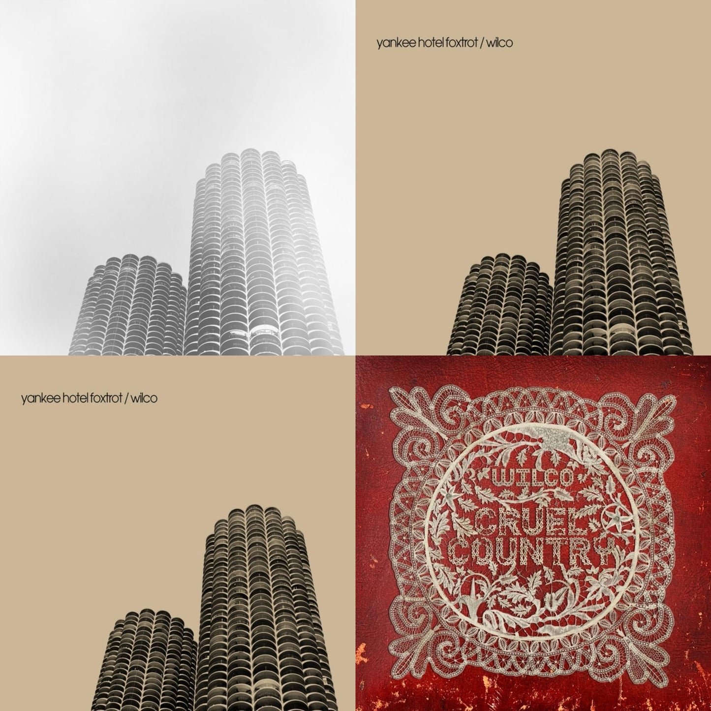 This is a 4 LP Vinyl SKU bundle.
1.This LP Vinyl is brand new.Format: LP VinylMusic Style: Alternative RockThis item's title is: Cruel Country (2LP)Artist: WilcoLabel: DBPM RECORDSBarcode: 051497336790Release Date: 1/20/2023
2.This LP Vinyl is brand new.