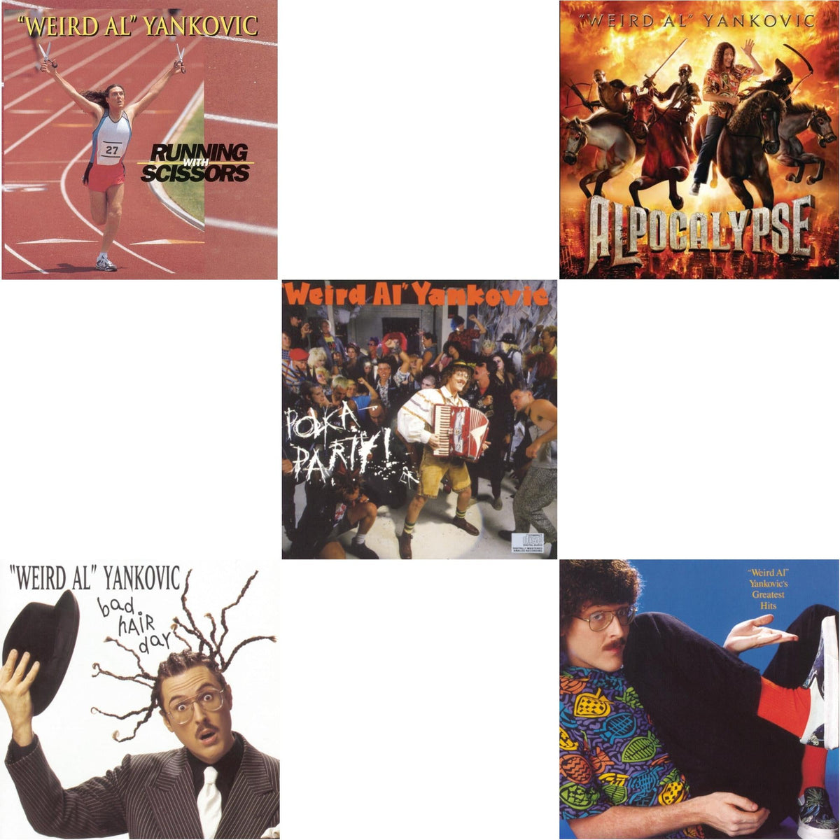 Running With Scissors & Bad Hair Day & Polka Party & Alpocalypse & Greatest Hits