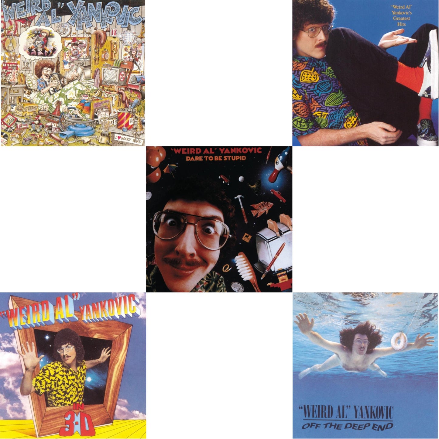 Weird Al Yankovic & In 3D & Dare To Be Stupid & Greatest Hits & Off The Deep End