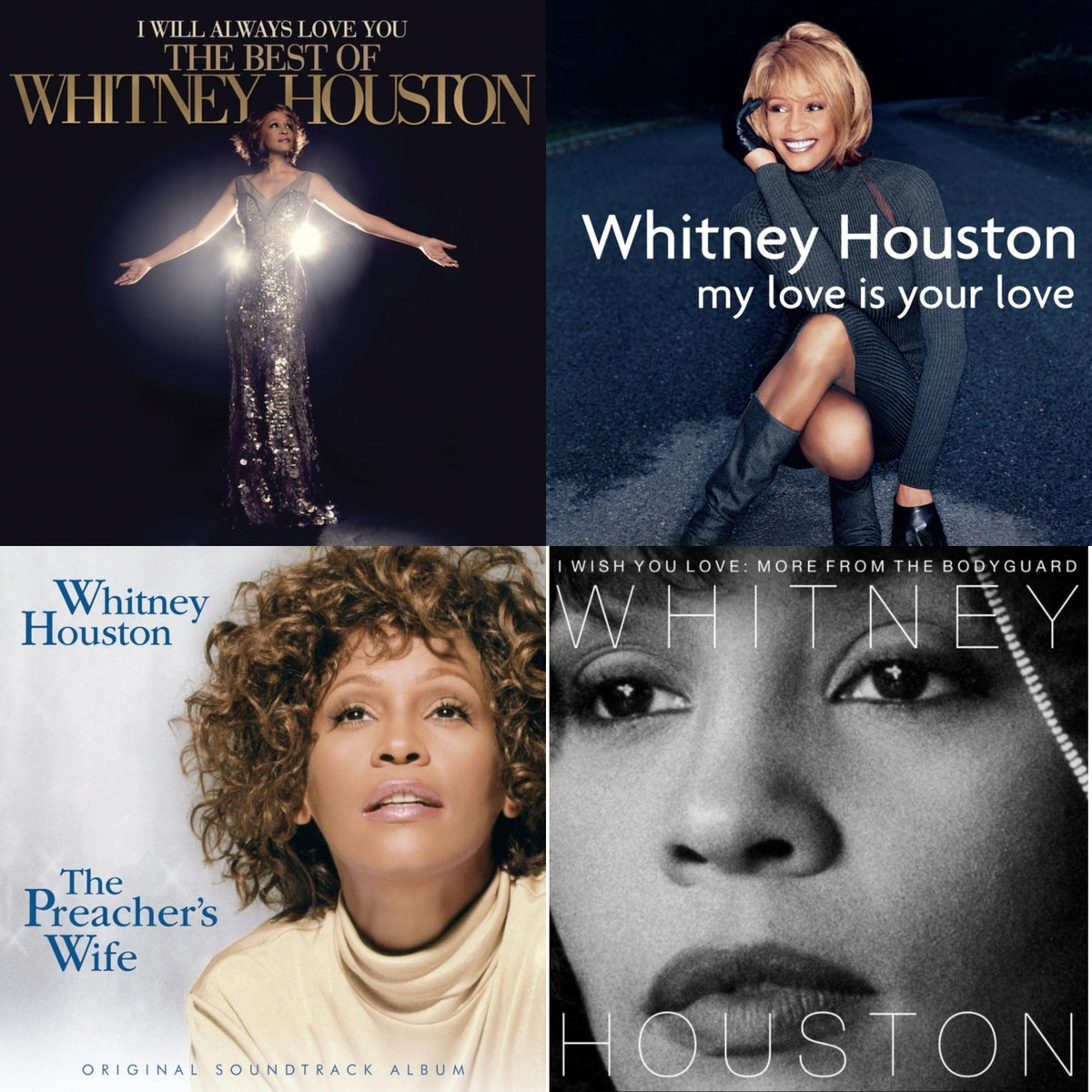 I Will Always Love You: The Best Of Whitney Houston (2LP) & My Love Is Your Love & Preacher's Wife Ost & I Wish You Love: More From The Bodyguard (150G/Purple LP Vinyl)