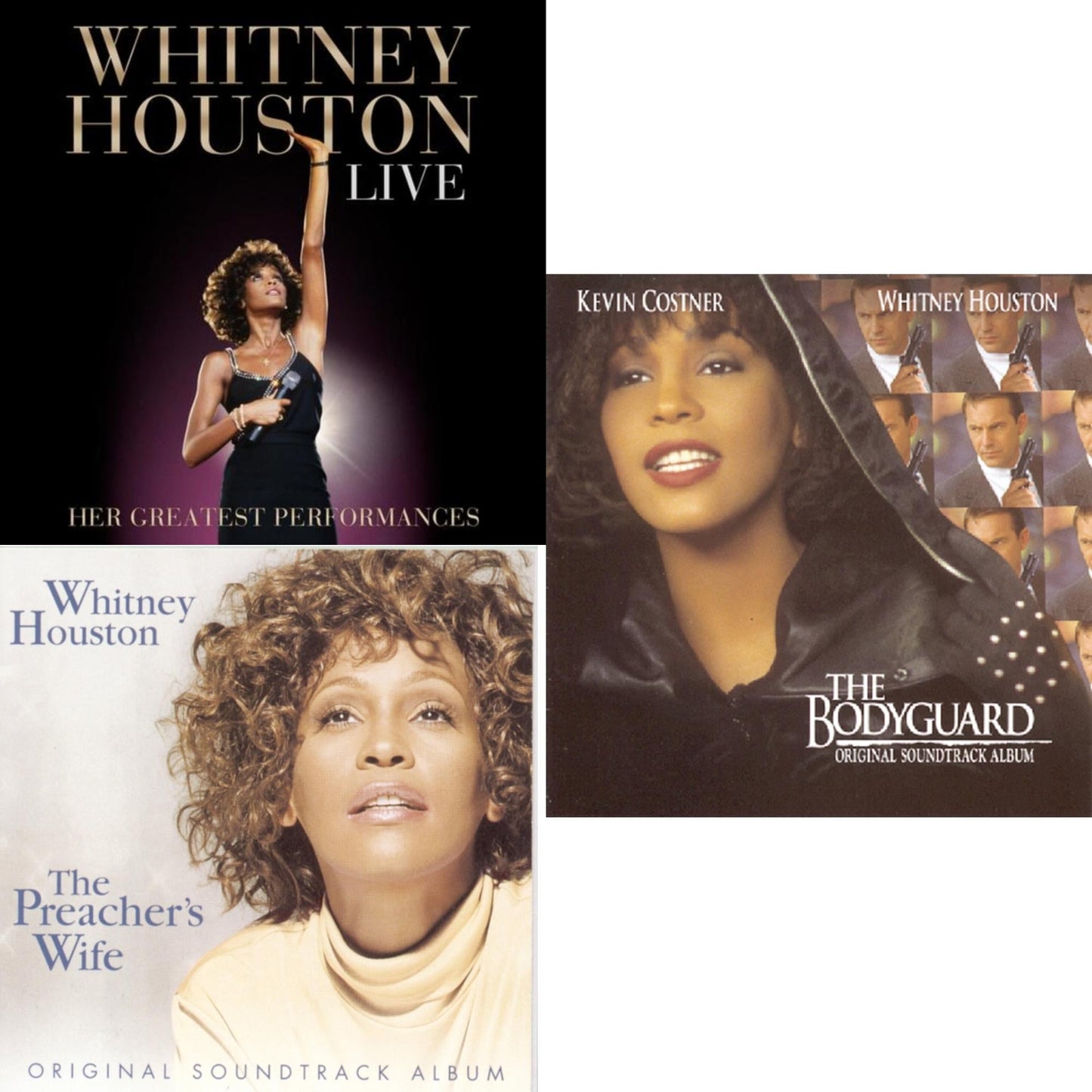 Whitney Houston Live: Her Greatest Performances & Preacher's Wife Ost & Bodyguard Ost