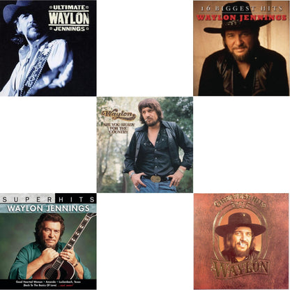 Ultimate Waylon Jennings & Super Hits & Are You Ready For The Country & 16 Biggest Hits & Greatest Hits