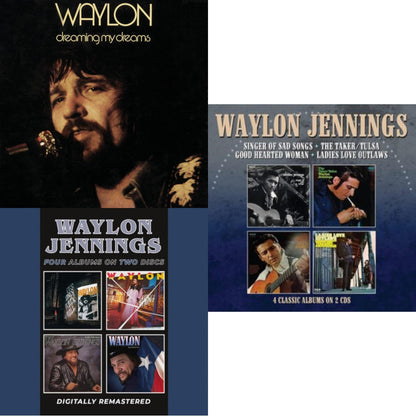 This is a 3 CD SKU bundle.
1.This CD is brand new.Format: CDThis item's title is: Singer Of Sad Songs / The Taker-Tulsa / Good Hearted Woman / Ladies Love OutlawsArtist: Waylon JenningsBarcode: 5013929800021Release Date: 7/16/2021
2.This CD is brand new.