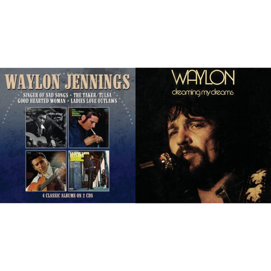 This is a 2 CD SKU bundle.
1.This CD is brand new.Format: CDThis item's title is: Singer Of Sad Songs / The Taker-Tulsa / Good Hearted Woman / Ladies Love OutlawsArtist: Waylon JenningsBarcode: 5013929800021Release Date: 7/16/2021
2.This CD is brand new.