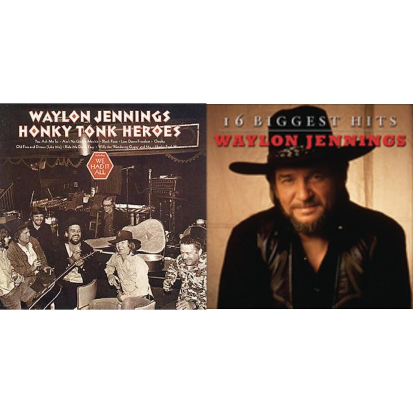 Honky Tonk Heroes & 16 Biggest Hits