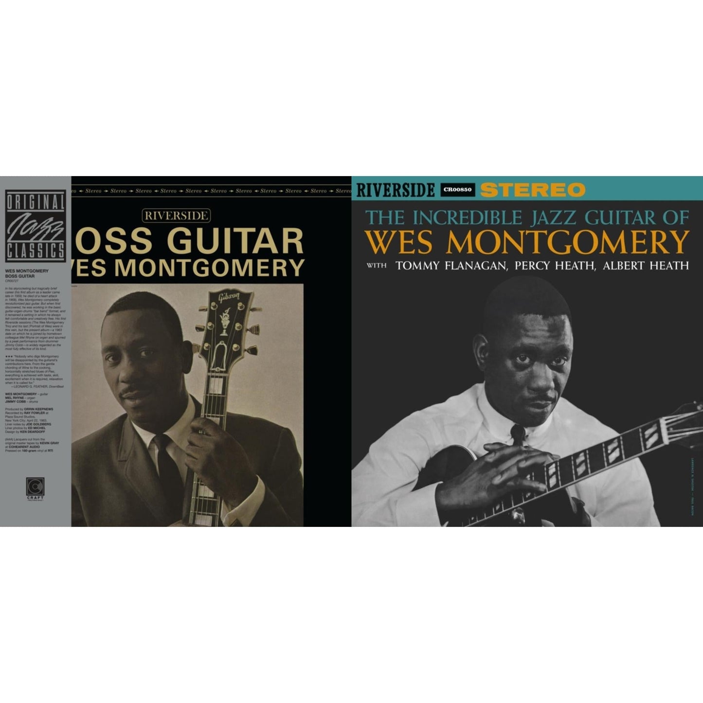 Boss Guitar (Original Jazz Classics Series) (180G) & Incredible Jazz Guitar Of Wes Montgomery (Original Jazz Classics Series) (180G)