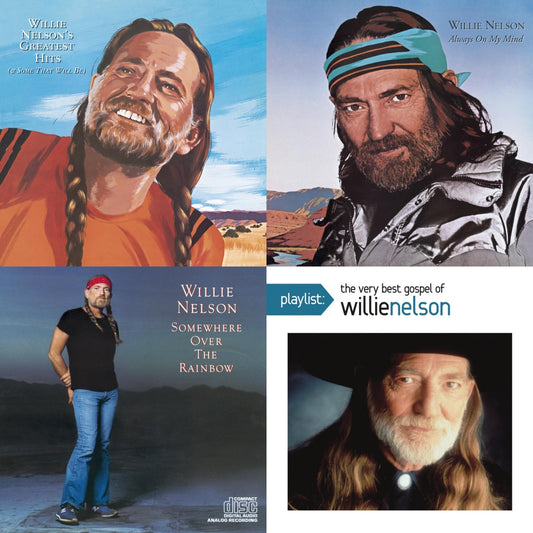 Willie Nelson�S Greatest Hits & Always On My Mind & Over The Rainbow & Playlist: Very Best Gospel Of Willie Nelson