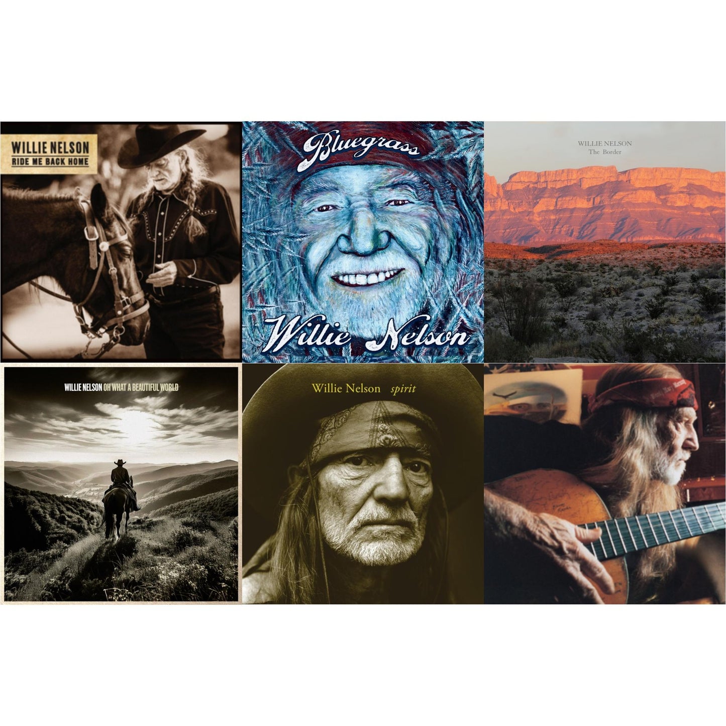 Ride Me Back Home (150G) & Bluegrass (Electric Blue LP Vinyl) & Border & Oh What A Beautiful World & Spirit (180G) & It Always Will Be