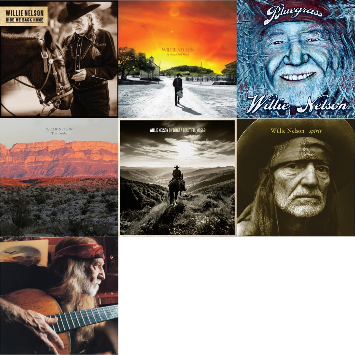 Ride Me Back Home (150G) & Beautiful Time & Bluegrass (Electric Blue LP Vinyl) & Border & Oh What A Beautiful World & Spirit (180G) & It Always Will Be
