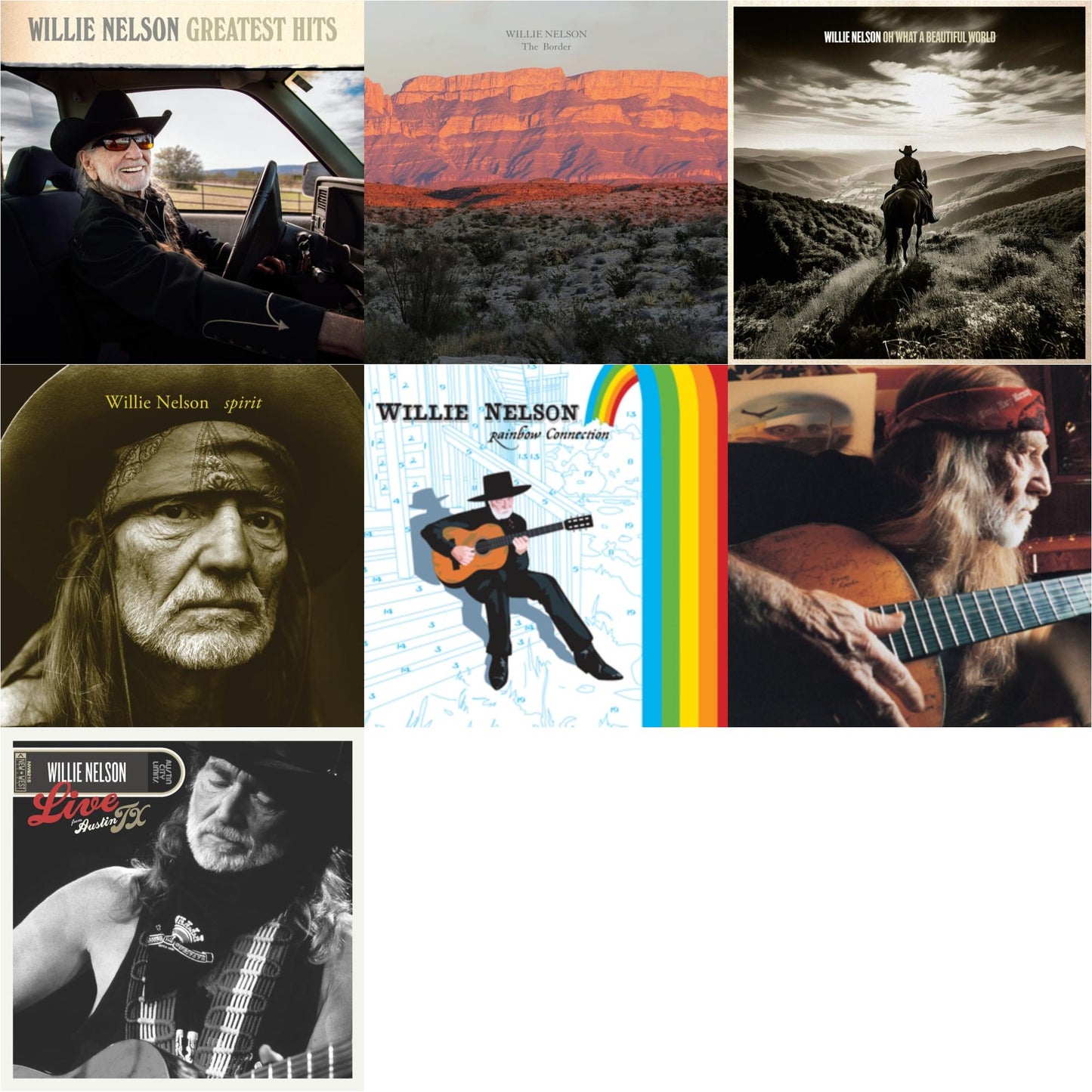 Greatest Hits & Border & Oh What A Beautiful World & Spirit (180G) & Rainbow Connection & It Always Will Be & Live From Austin, Tx (Baby Blue Eyes Crying Vinyl/2LP)
