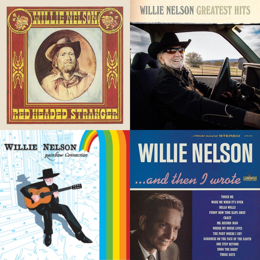 Red Headed Stranger (150G/Dl Insert) & Greatest Hits & Rainbow Connection & And Then I Wrote (Blue LP Vinyl)