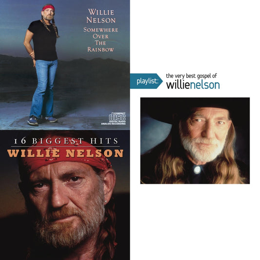 Over The Rainbow & 16 Biggest Hits & Playlist: Very Best Gospel Of Willie Nelson