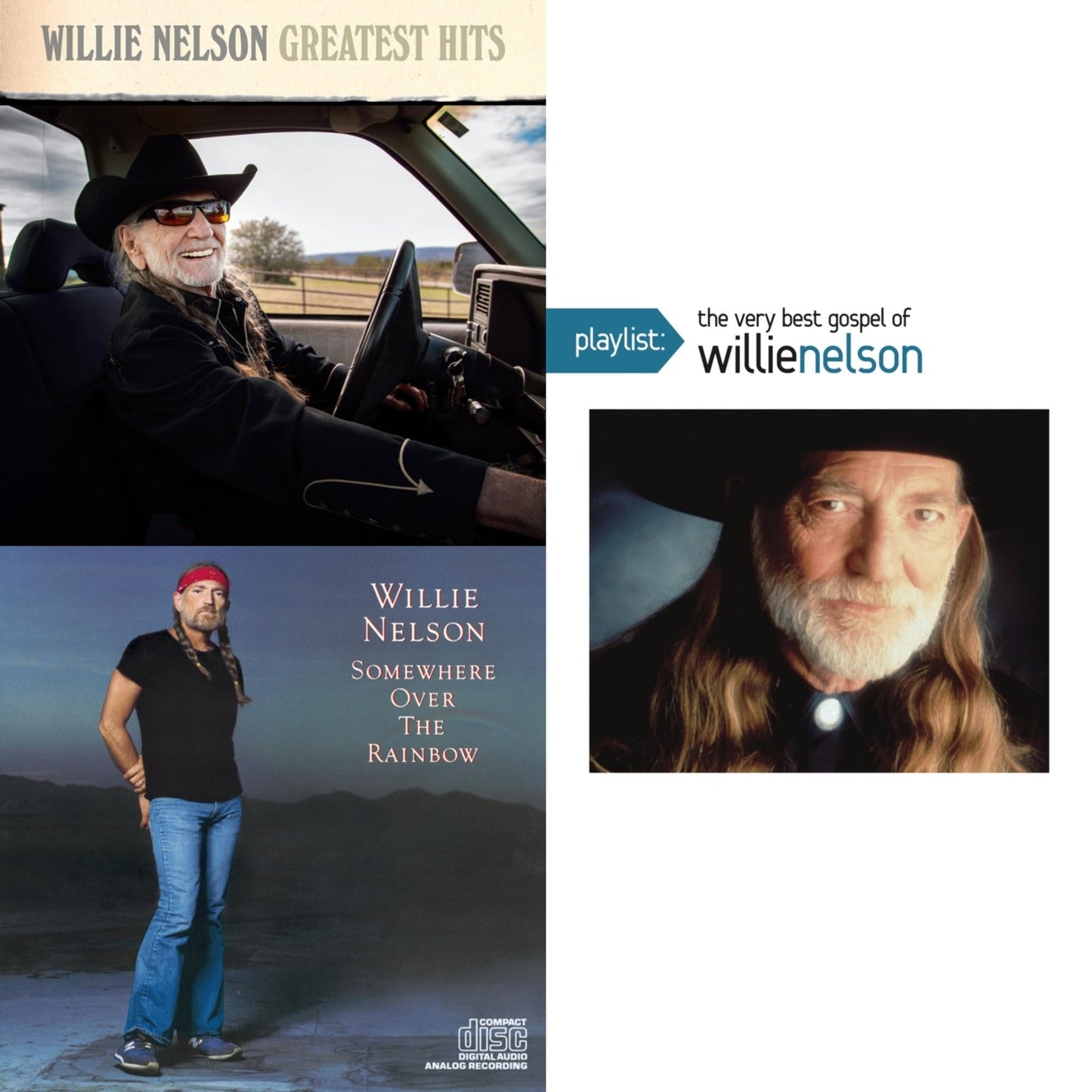 Greatest Hits & Over The Rainbow & Playlist: Very Best Gospel Of Willie Nelson
