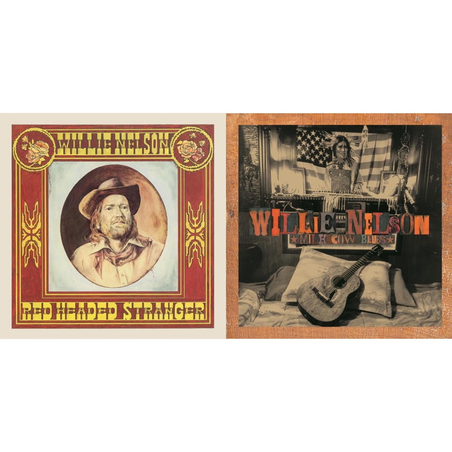 Red Headed Stranger (150G/Dl Insert) & Milk Cow Blues (2LP/180G)