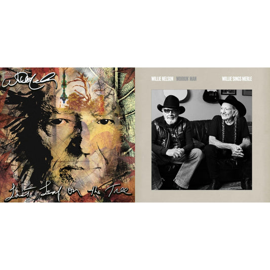 Last Leaf On The Tree (Amber Fossil Vinyl/2LP) & Workin Man: Willie Sings Merle