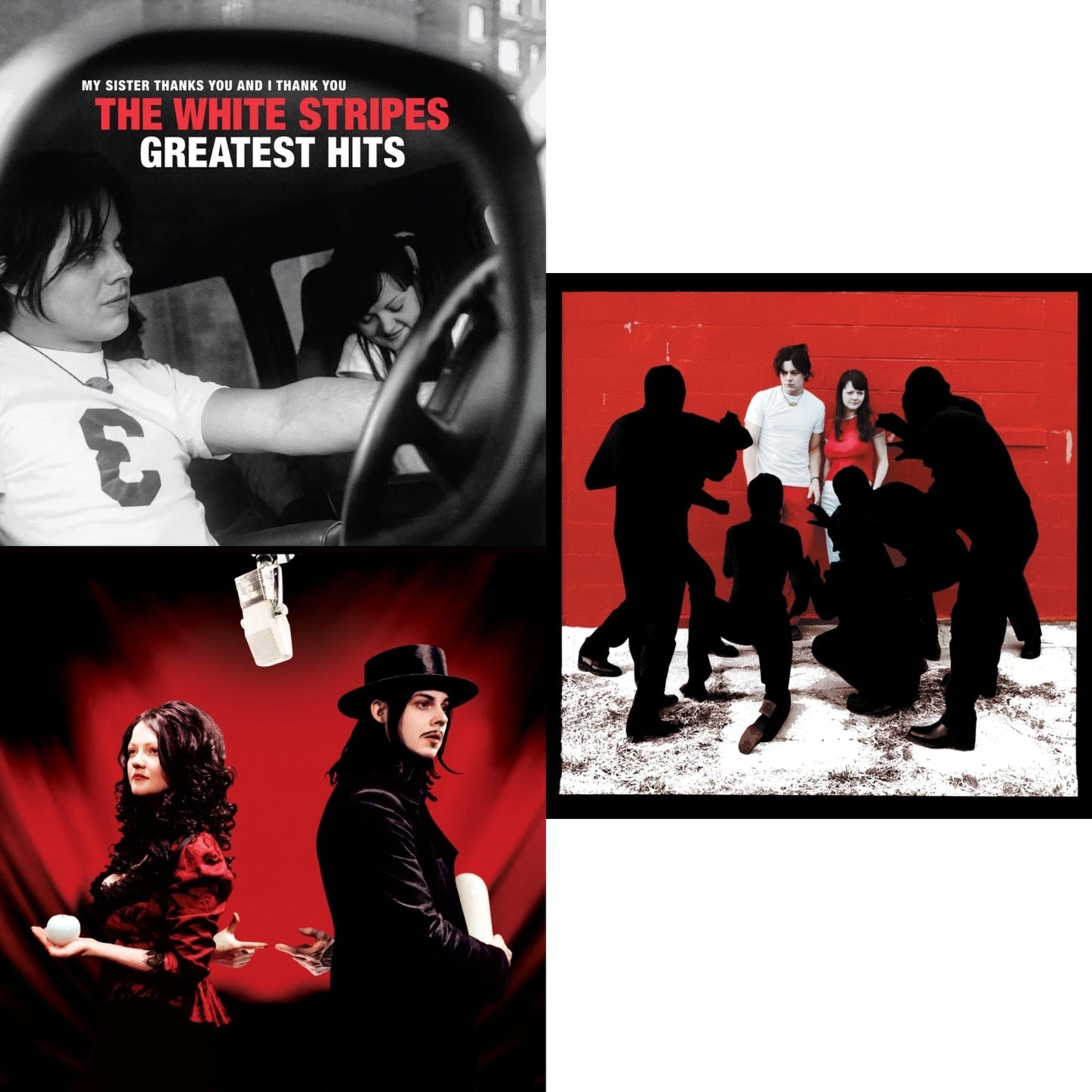 Greatest Hits (2LP/Black & Red Vinyl) & Get Behind Me Satan (2LP/20Th Anniversary/1-Red W/ Black Wisp & 2-Clear W/ Black Wisp Vinyl) & White Blood Cells (Reissue)