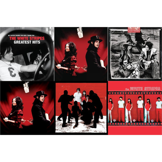 Greatest Hits (2LP/Black & Red Vinyl) & Get Behind Me Satan (2LP) & Icky Thump (2LP) & Get Behind Me Satan (2LP/20Th Anniversary/1-Red W/ Black Wisp & 2-Clear W/ Black Wisp Vinyl) & White Blood Cells (Reissue) & White Stripes