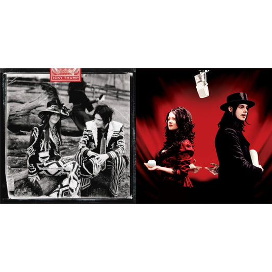 Icky Thump (2LP) & Get Behind Me Satan (2LP/20Th Anniversary/1-Red W/ Black Wisp & 2-Clear W/ Black Wisp Vinyl)