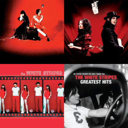 Elephant (2LP) & Get Behind Me Satan (2LP/20Th Anniversary/1-Red W/ Black Wisp & 2-Clear W/ Black Wisp Vinyl) & White Stripes & White Stripes Greatest Hits (2LP)