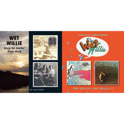 Keep On Smiling / Dixie Rock (Remastered) & Wet Willie / Wet Wille Ii