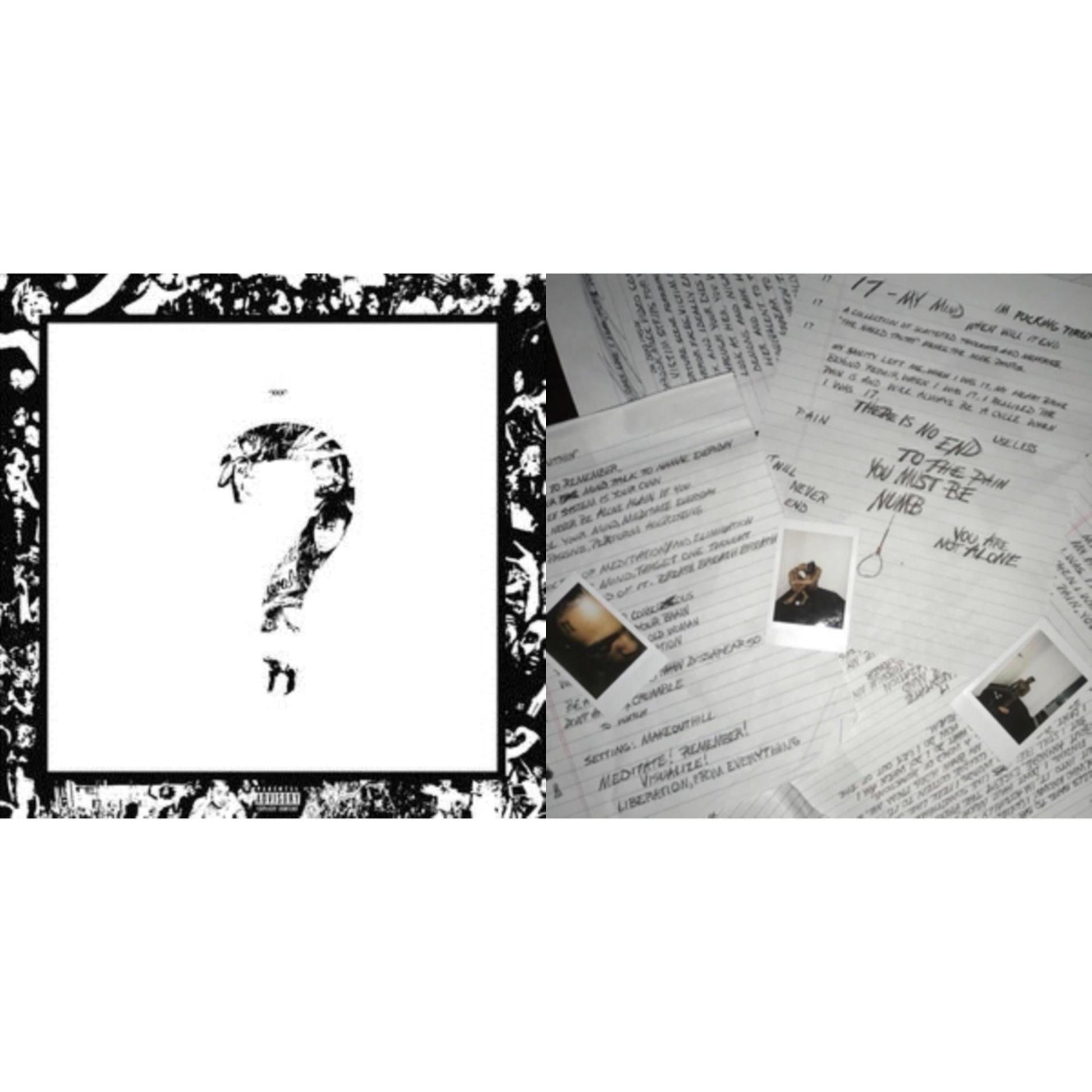 This is a 2 LP Vinyl SKU bundle.
1.This LP Vinyl is brand new.Format: LP VinylMusic Style: TrapThis item's title is: ?Artist: XxxtentacionLabel:  LLC BAD VIBES FOREVERBarcode: 842812106729Release Date: 7/13/2018
2.This LP Vinyl is brand new.