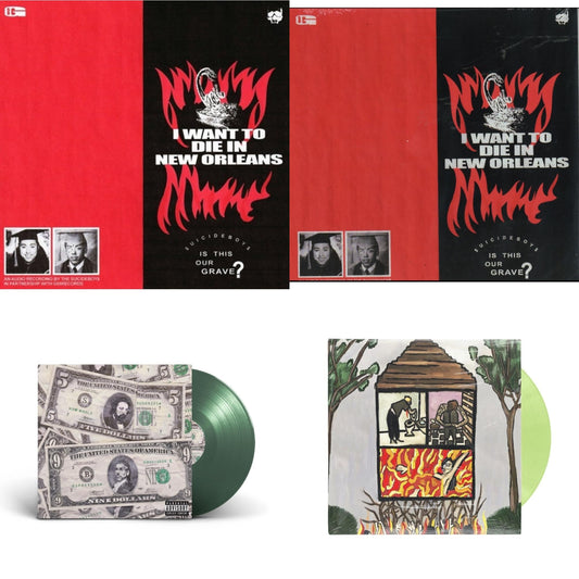 This is a 4 LP Vinyl SKU bundle.
1.This LP Vinyl is brand new.Format: LP VinylMusic Style: TrapThis item's title is: I Want To Die In New Orleans (Silver LP Vinyl)Artist: $Uicideboy$Label: G*59 RecordsBarcode: 842812109140Release Date: 1/3/2022
2.This LP Vinyl is brand new.