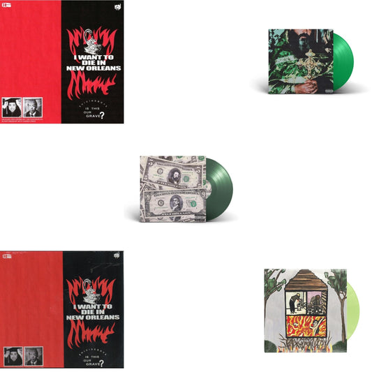This is a 5 LP Vinyl SKU bundle.
1.This LP Vinyl is brand new.Format: LP VinylMusic Style: TrapThis item's title is: I Want To Die In New Orleans (Silver LP Vinyl)Artist: $Uicideboy$Label: G*59 RecordsBarcode: 842812109140Release Date: 1/3/2022
2.This LP Vinyl is brand new.