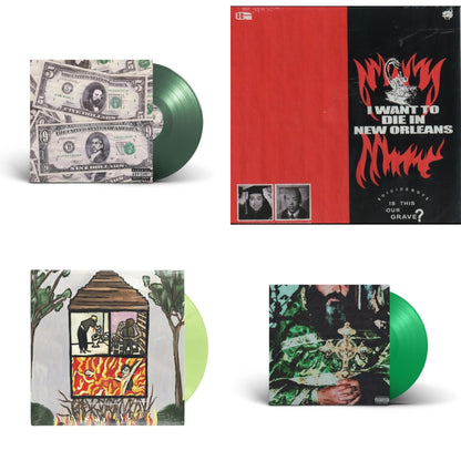 This is a 4 LP Vinyl SKU bundle.
1.This LP Vinyl is brand new.Format: LP VinylThis item's title is: New World Depression (Coke Bottle LP Vinyl)Artist: $Uicideboy$Barcode: 198391598197Release Date: 6/14/2024
2.This LP Vinyl is brand new.