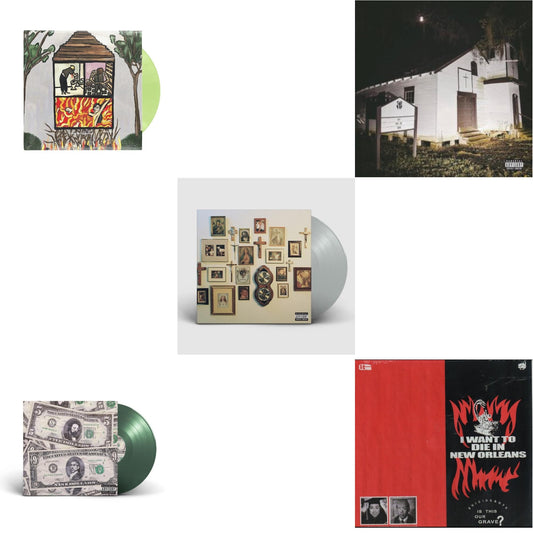 Long Term Effects Of Suffering (Glow Green LP Vinyl) & New World Depression (Coke Bottle LP Vinyl) & Thy Kingdom Come (Translucent Natural LP Vinyl) & Thy Will Be Done & I Want To Die In New Orleans (Red/Black LP Vinyl)