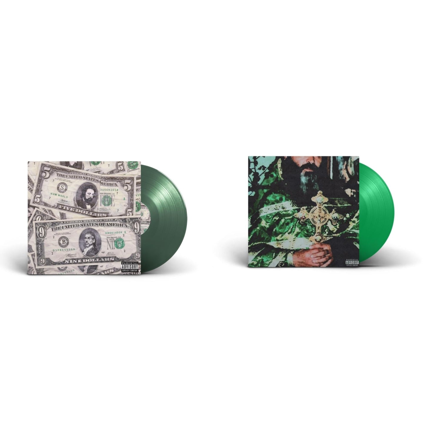 $Uicideboy$ - Sing Me A Lullaby My Sweet Temptation (Green LP Vinyl) & New World Depression (Coke Bottle LP Vinyl)