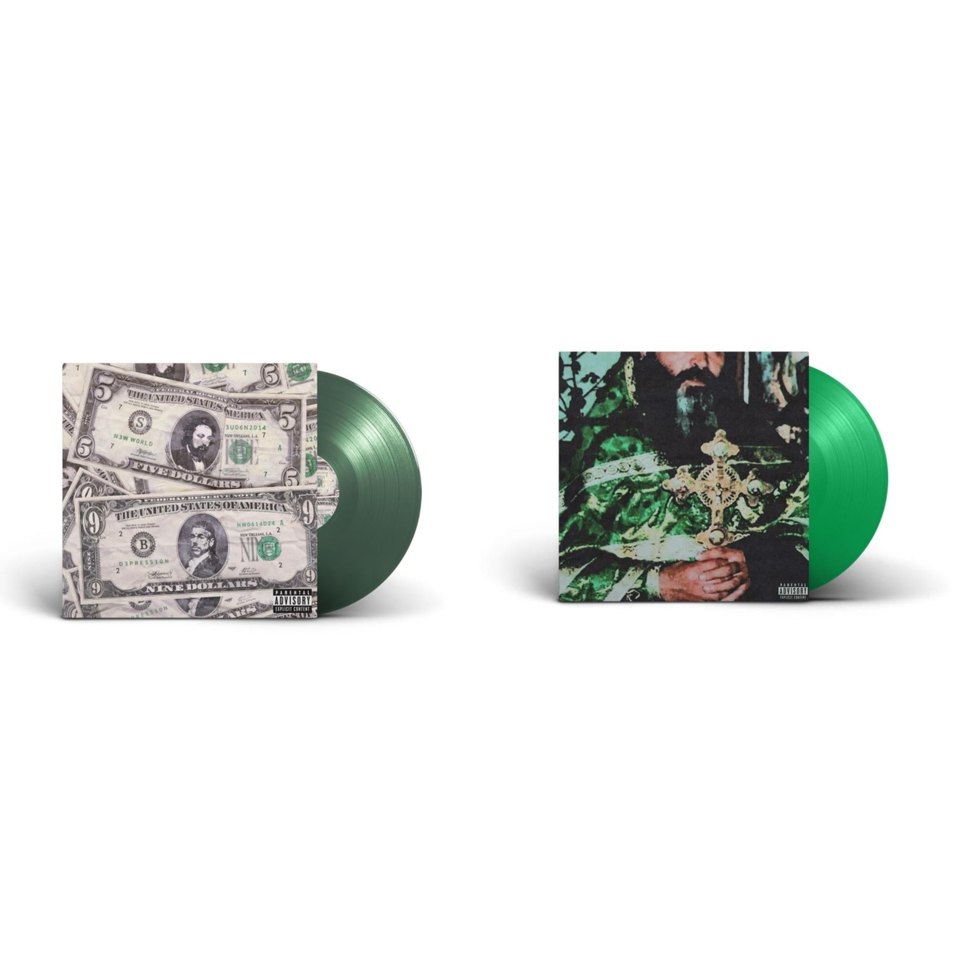 This is a 2 LP Vinyl SKU bundle.
1.This LP Vinyl is brand new.Format: LP VinylThis item's title is: New World Depression (Coke Bottle LP Vinyl)Artist: $Uicideboy$Barcode: 198391598197Release Date: 6/14/2024
2.This LP Vinyl is brand new.