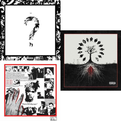 This is a 3 LP Vinyl SKU bundle.
1.This LP Vinyl is brand new.Format: LP VinylMusic Style: TrapThis item's title is: ?Artist: XxxtentacionLabel:  LLC BAD VIBES FOREVERBarcode: 842812106729Release Date: 7/13/2018
2.This LP Vinyl is brand new.