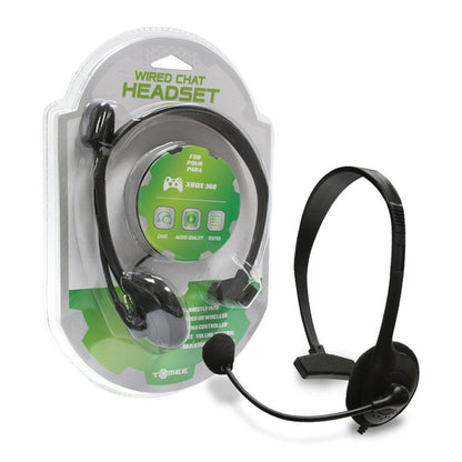 Xbox 360 Headset Black Tomee