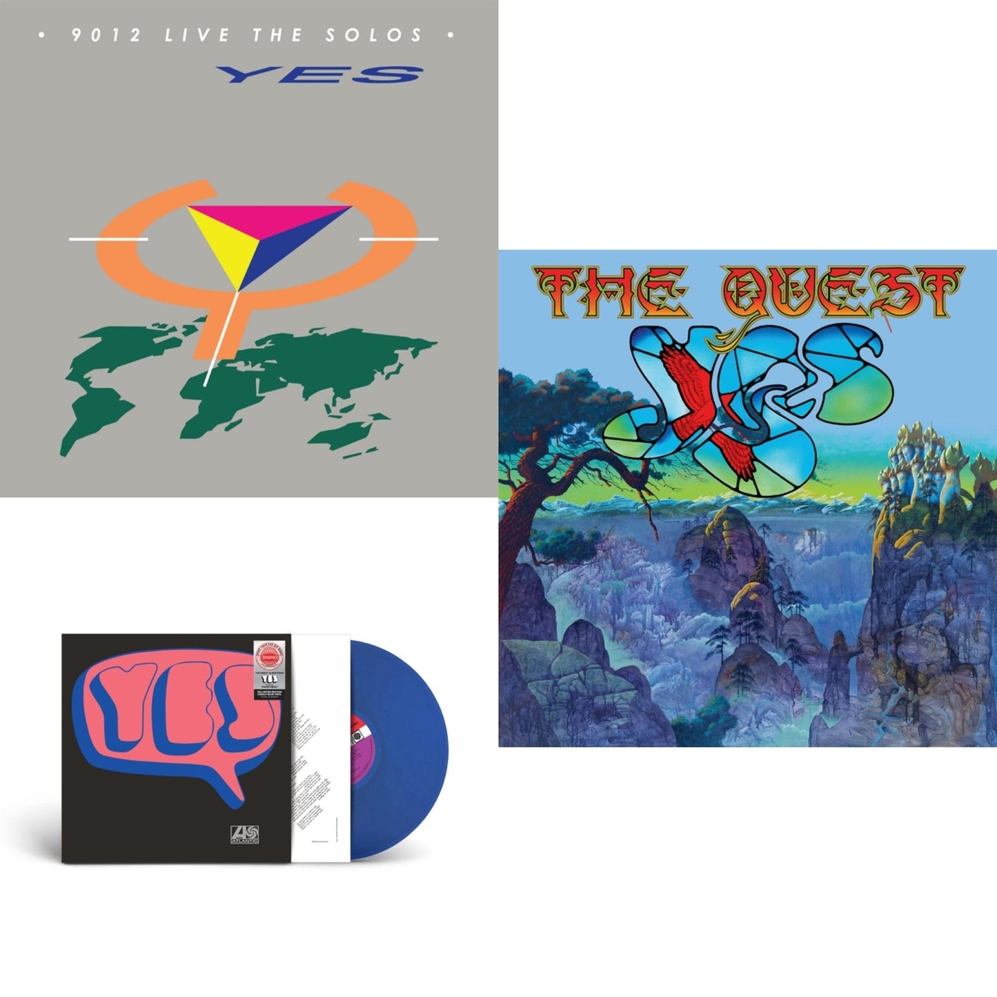 This is a 3 LP Vinyl SKU bundle.
1.This LP Vinyl is brand new.Format: LP VinylThis item's title is: 9012Live - The Solos (180G/Limited Edition)Artist: YesLabel: FRIDAY MUSIC TWOBarcode: 829421990123Release Date: 1/28/2022
2.This LP Vinyl is brand new.