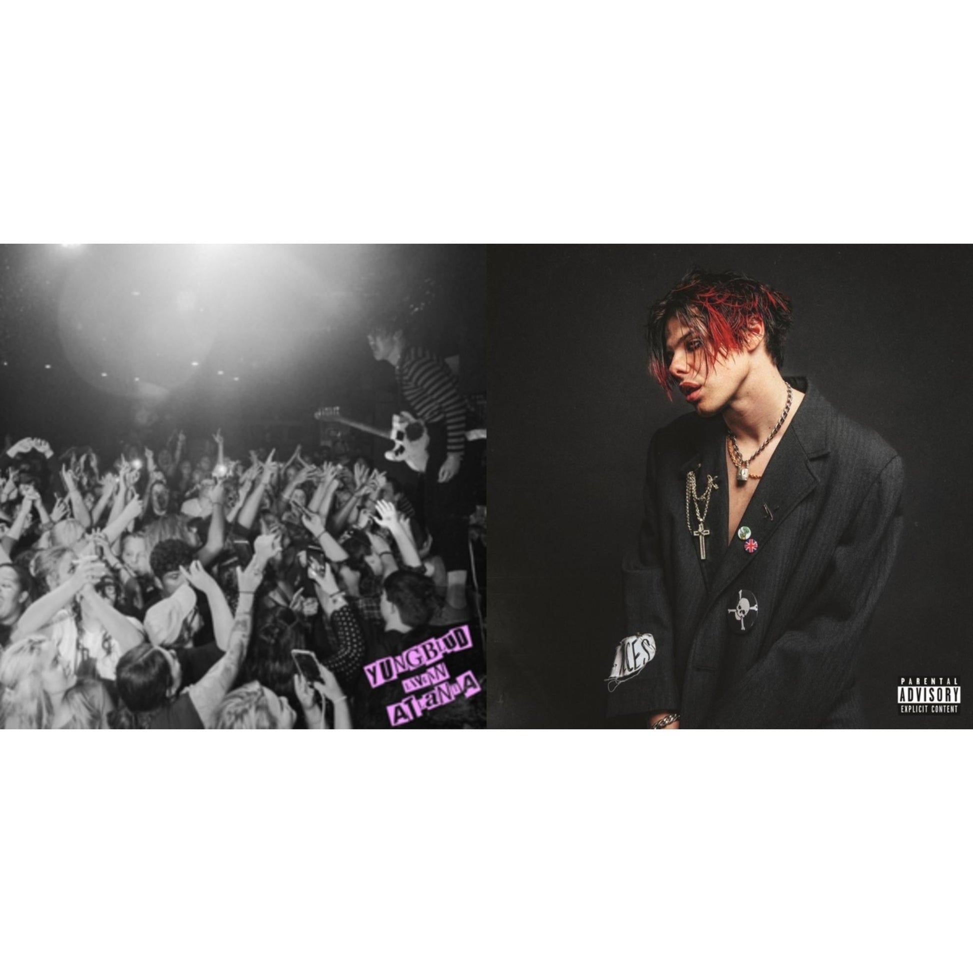 This is a 2 LP Vinyl SKU bundle.
1.This LP Vinyl is brand new.Format: LP VinylThis item's title is: Yungblud (Live In Atlanta)Artist: YungbludLabel: KNM Special MarketingBarcode: 602577413711Release Date: 3/22/2019
2.This LP Vinyl is brand new.