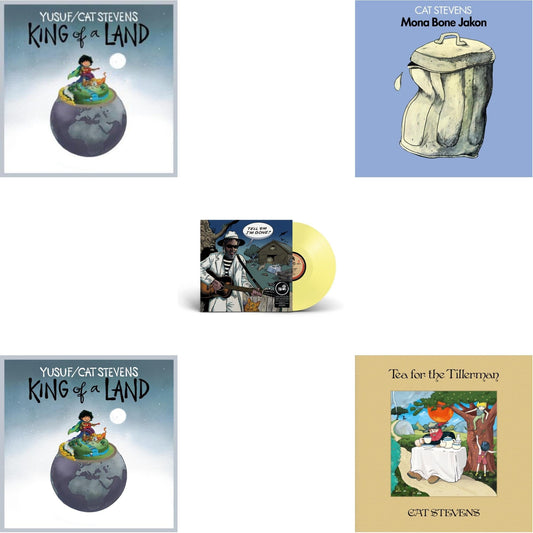 King Of A Land & King Of A Land (Green LP Vinyl) & Tell Em I'm Gone! (Yellow LP Vinyl) & Mona Bone Jakon & Tea For The Tillerman
