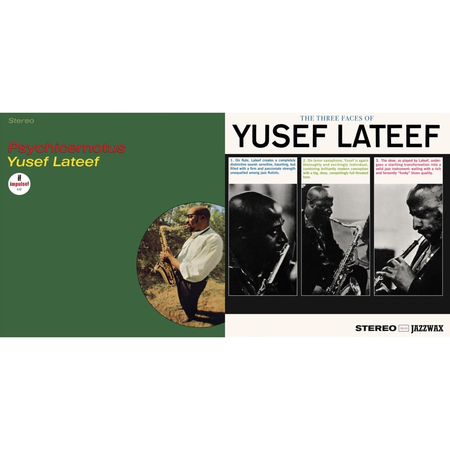 Psychicemotus (Verve By Request) & Three Faces Of Yusef Lateef (Limited Edition)