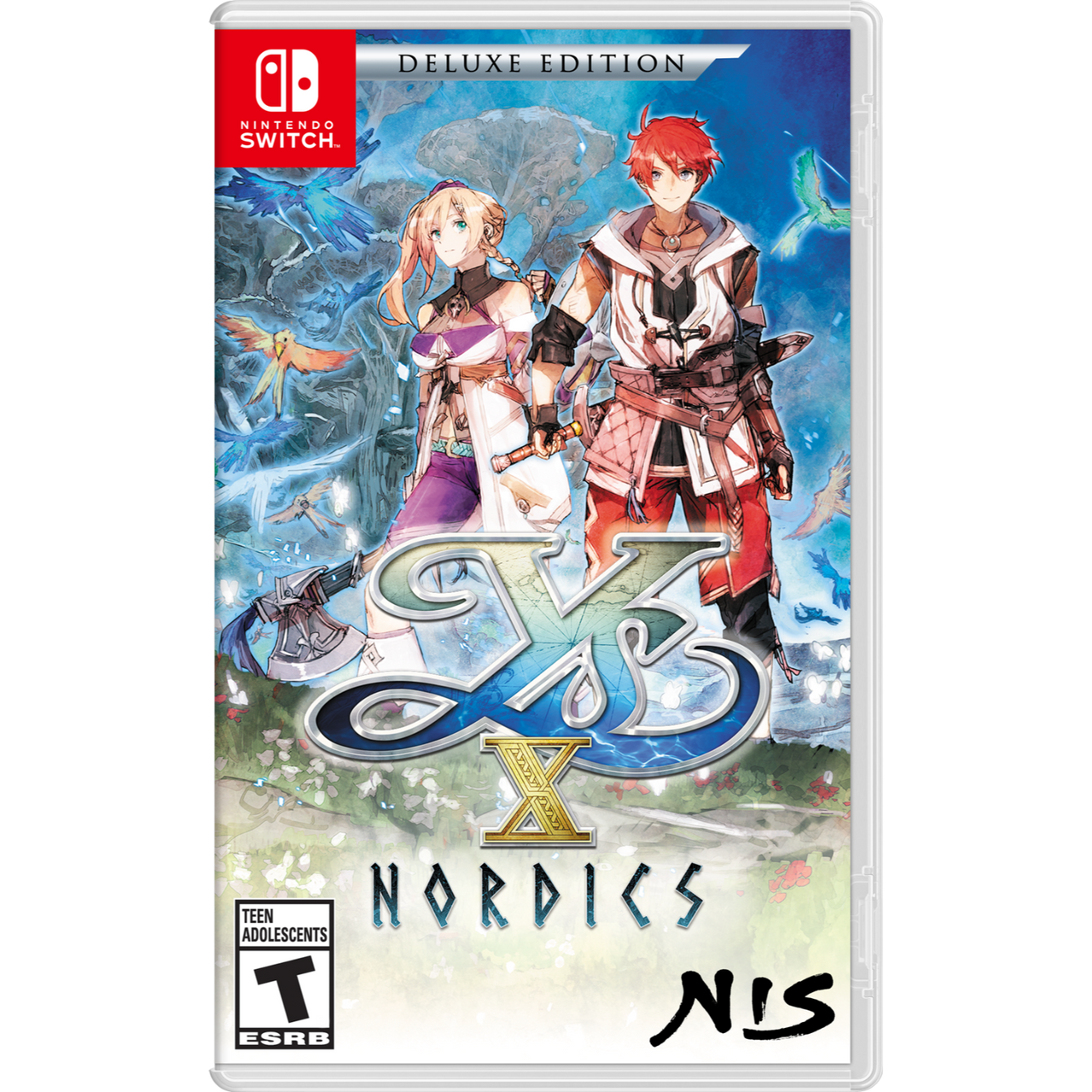 This is brand new.A milestone entry in the legendary Ys series, Ys X: Nordics offers exhilarating, fast-paced combat, a moving story of unlikely allies, and naval exploration across the vibrant Obelia Gulf.