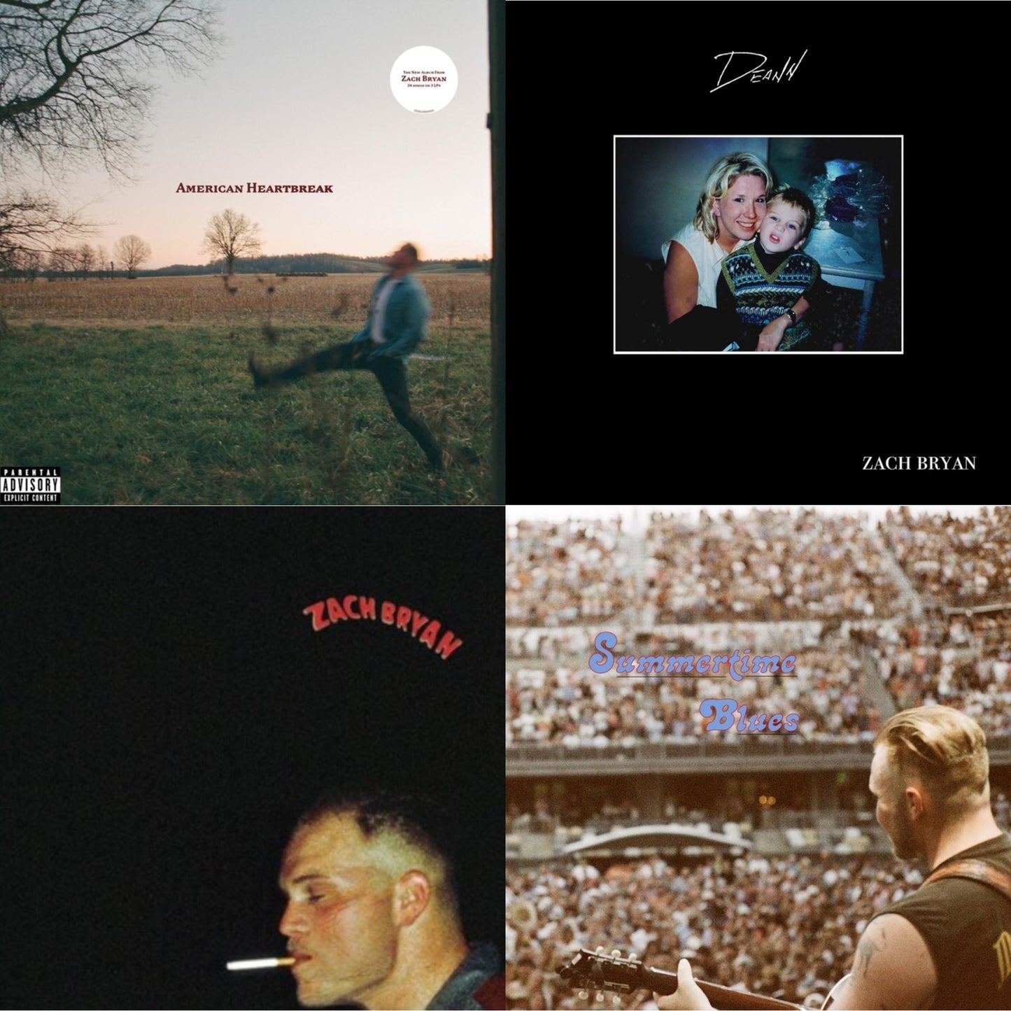 Zach Bryan (2LP) & Summertime Blues & American Heartbreak & Deann
