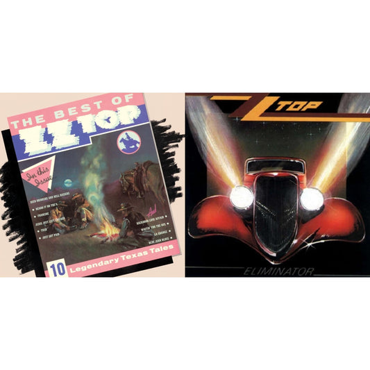 Best Of Zz Top (Translucent Blue LP Vinyl) (Rocktober) & Eliminator (Opaque Red LP Vinyl) (Rocktober)