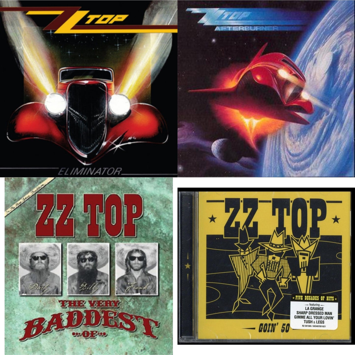 Eliminator & Afterburner & Baddest Of & Goin' 50