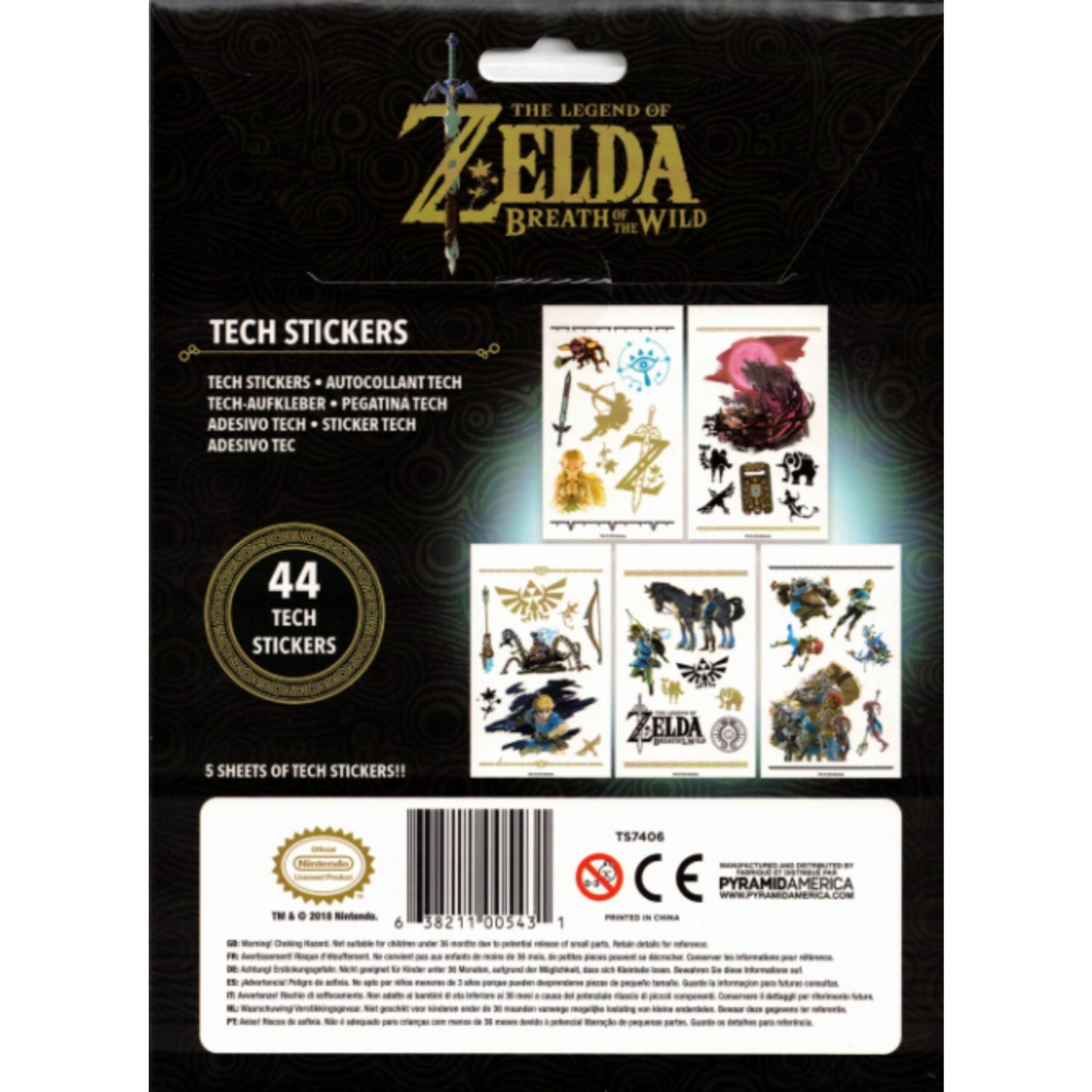 Tech Sticker Pack: The Legend of Zelda - Breath of the Wild