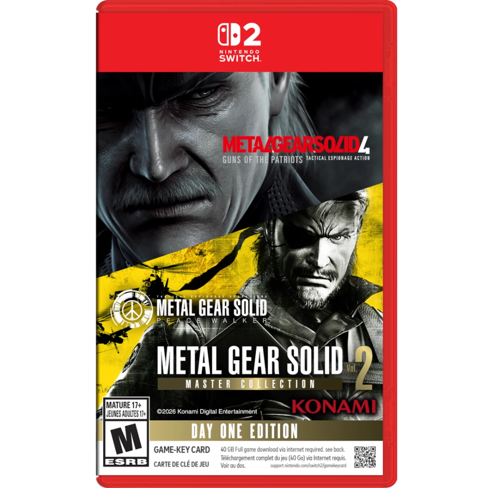 Metal Gear Solid: Master Collection: Vol. 2 - Switch 2 (Game-Key Card)