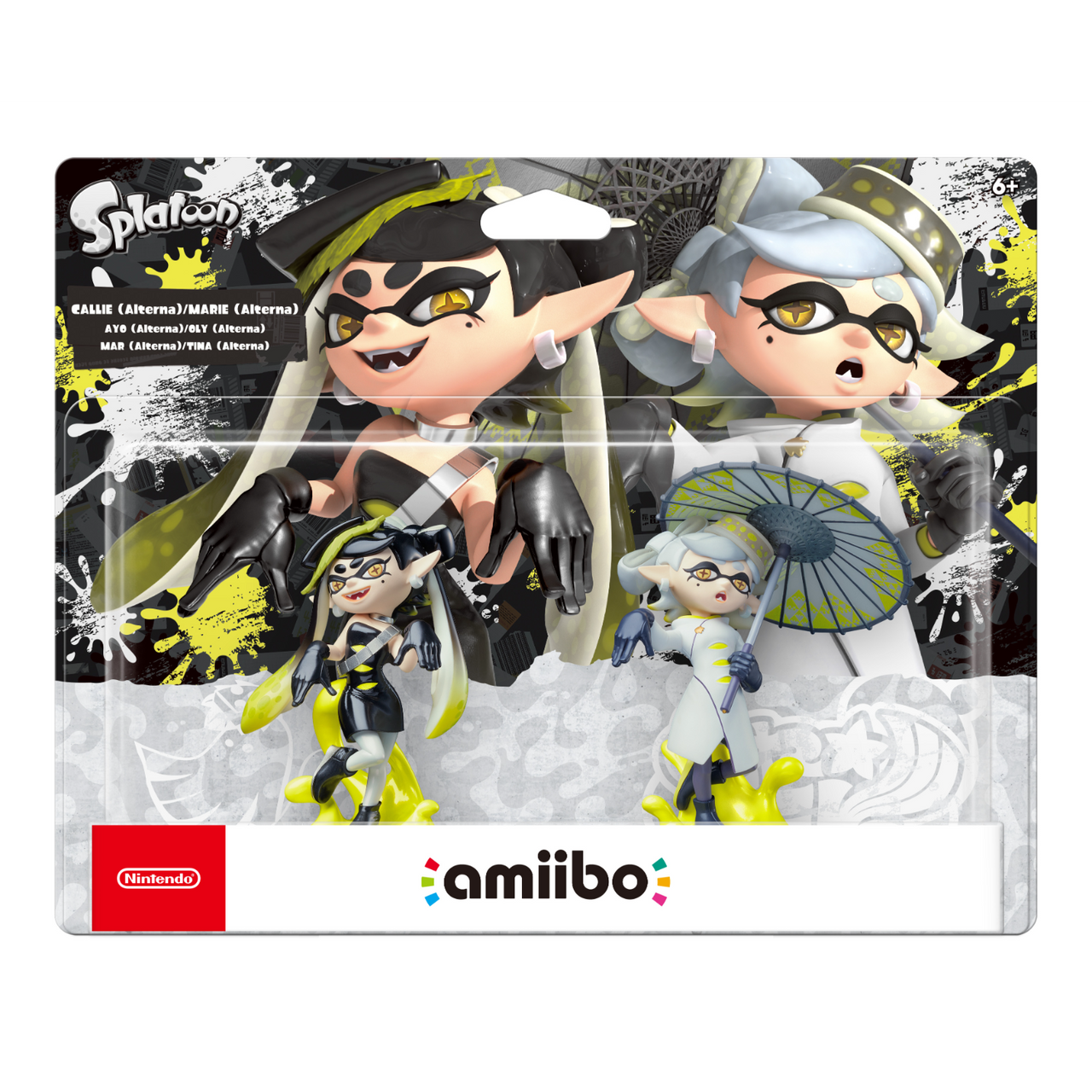 This is brand new.The Squid Sisters, from the Splatoon™ series, are an idol group formed by two cousins. After debuting with City of Color, they quickly rose to top-idol status when their fourth single, Calamari Inkantation, became a massive hit.