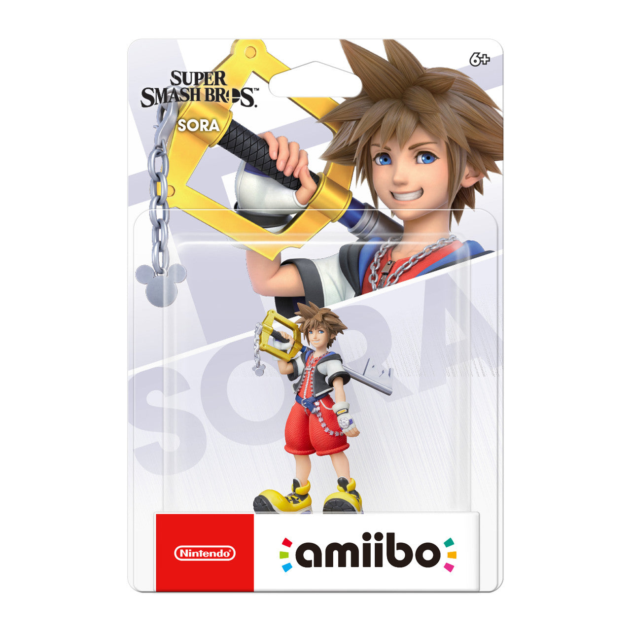 This is brand new.Sora made his debut in the KINGDOM HEARTS series. An energetic boy from Destiny Islands, he was chosen by the Keyblade, and travels through many worlds, going on adventures related to the heart.