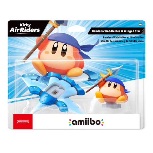 amiibo: Kirby Air Riders Series - Bandana Waddle Dee & Winged Star
