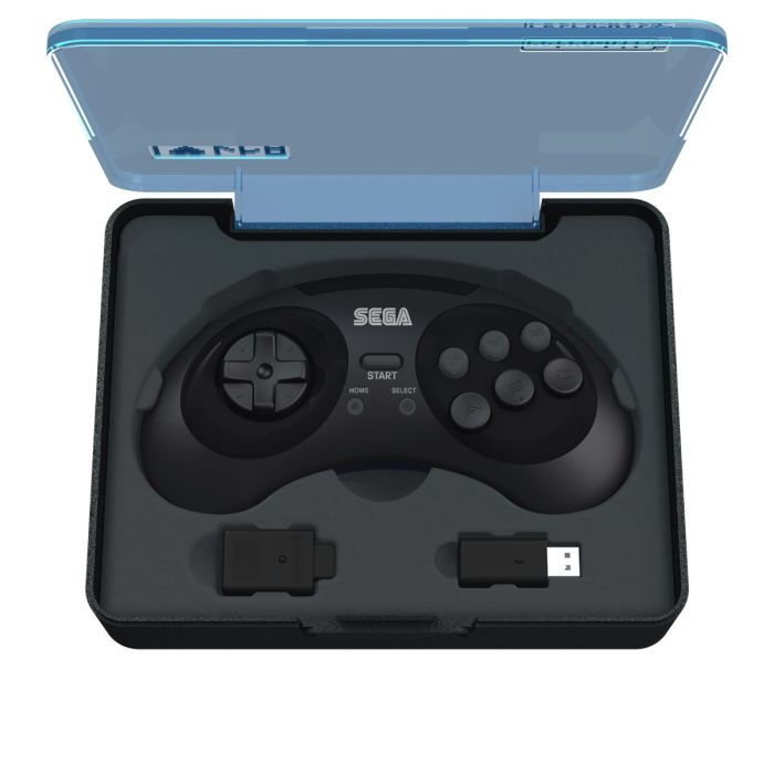 SEGA Genesis 8-Button 2.4GHz Wireless Arcade Pad: Black - Retro-Bit