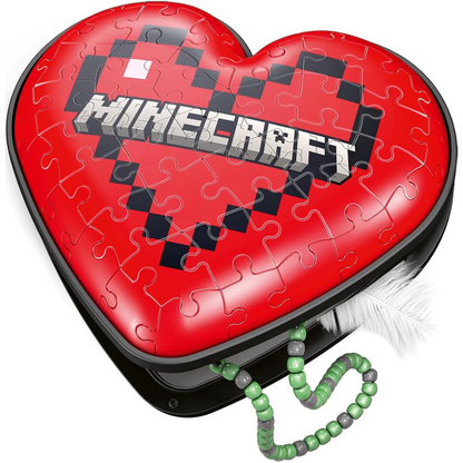 3D Puzzle: Minecraft Heart (54 Piece) - Ravensburger