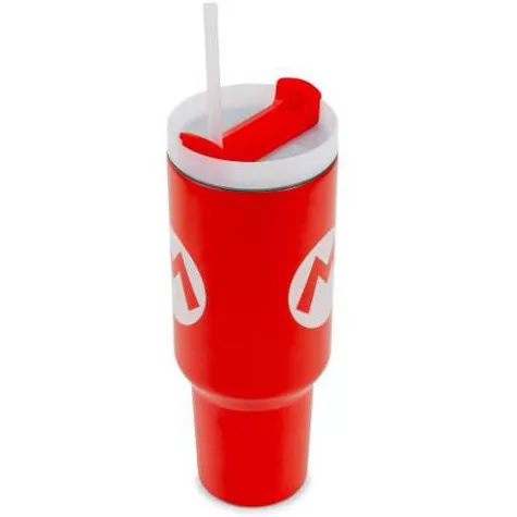 Tumbler (40 oz): Super Mario: Mario Icon - Pyramid America